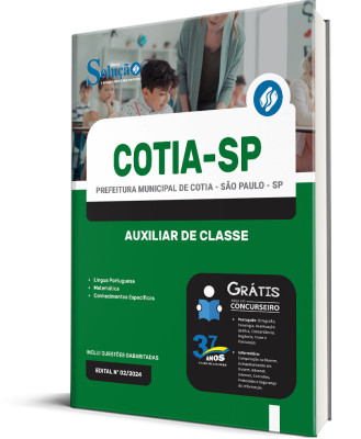 Apostila Prefeitura de Cotia - SP  - Auxiliar de Classe - Imagem 2