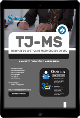 Apostila TJ-MS em PDF  - Analista Judiciário - Área Meio - Imagem 1