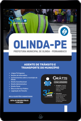 Apostila Prefeitura de Olinda - PE em PDF  - Agente de Trânsito e Transporte do Município - Imagem 1