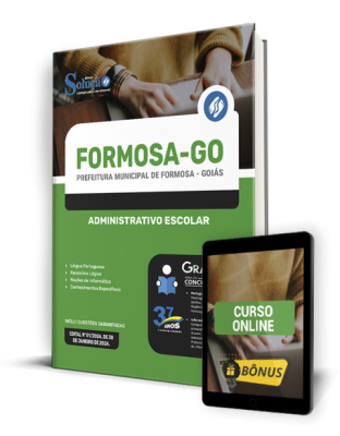 Apostila Prefeitura de Formosa - GO  - Administrativo Escolar - Imagem 1