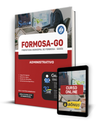 Capa Apostila Prefeitura de Formosa - GO  - Administrativo