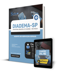 Capa Apostila Prefeitura de Diadema - SP  - Agente de Serviços Gerais