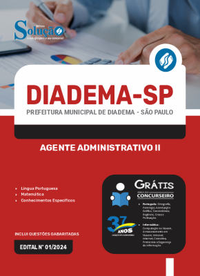 Apostila Prefeitura de Diadema - SP  - Agente Administrativo II - Imagem 3