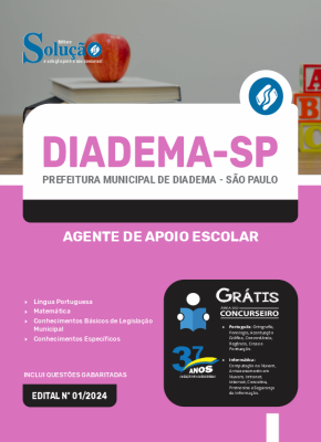 Apostila Prefeitura de Diadema - SP  - Agente de Apoio Escolar - Imagem 3