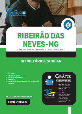 Apostila Prefeitura de Ribeirão das Neves - MG  - Secretário Escolar - Imagem 3