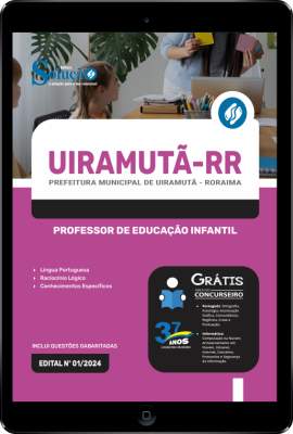 Apostila Prefeitura de Uiramutã - RR em PDF  - Professor de Educação Infantil - Imagem 1