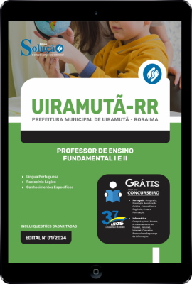 Apostila Prefeitura de Uiramutã - RR em PDF  - Professor de Ensino Fundamental I e II - Imagem 1