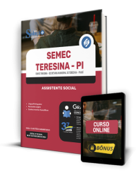 Capa Apostila SEMEC Teresina - PI  - Assistente Social