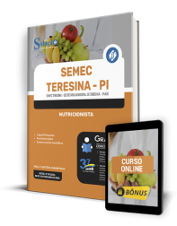 Capa Apostila SEMEC Teresina - PI  - Nutricionista