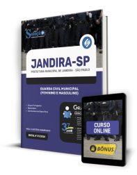 Capa Apostila Prefeitura de Jandira - SP  - Guarda Civil Municipal (Feminino e Masculino)