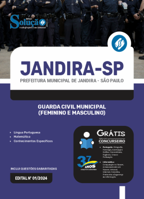 Apostila Prefeitura de Jandira - SP  - Guarda Civil Municipal (Feminino e Masculino) - Imagem 3