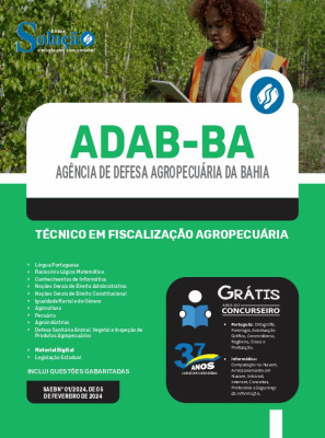 Apostila ADAB  - Técnico em Fiscalização Agropecuária - Imagem 3
