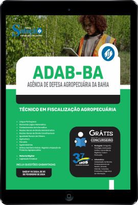 Apostila ADAB em PDF  - Técnico em Fiscalização Agropecuária - Imagem 1