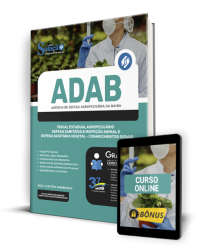 Capa Apostila ADAB  - Fiscal Estadual Agropecuário - Defesa Sanitária e Inspeção Animal e Defesa Sanitária Vegetal - Conhecimentos Gerais