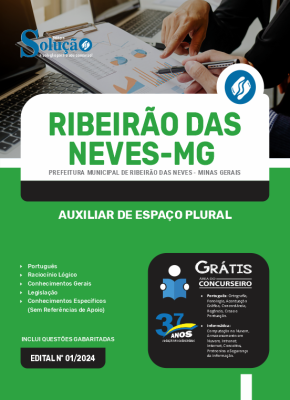 Apostila Prefeitura de Ribeirão das Neves - MG  - Auxiliar de Espaço Plural - Imagem 3