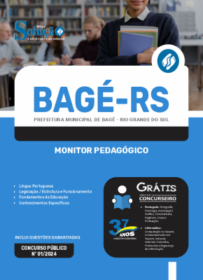 Apostila Prefeitura de Bagé - RS  - Monitor Pedagógico - Imagem 3