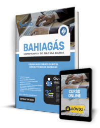 Capa Apostila BAHIAGAS  - Comum aos Cargos de Nível Médio/Técnico e Superior