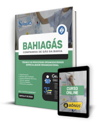 Capa Apostila BAHIAGAS  - Técnico de Processos Organizacionais - Especialidade Organizacional