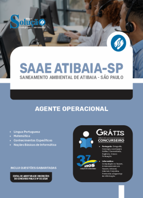 Apostila SAAE Atibaia  - Agente Operacional - Imagem 3
