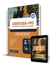 Capa Apostila Prefeitura de Uberaba - MG  - Comum aos Cargos de Ensino Médio/Técnico