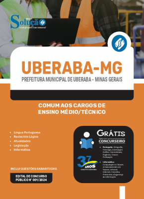 Apostila Prefeitura de Uberaba - MG  - Comum aos Cargos de Ensino Médio/Técnico - Imagem 3