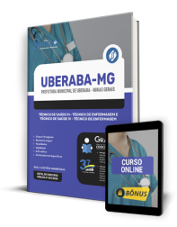 Capa Apostila Prefeitura de Uberaba - MG  - Técnico de Saúde III - Técnico de Enfermagem e Técnico de Saúde IV - Técnico de Enfermagem