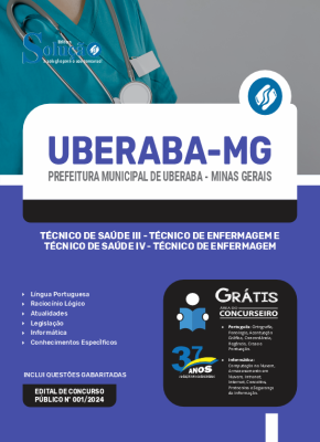 Apostila Prefeitura de Uberaba - MG  - Técnico de Saúde III - Técnico de Enfermagem e Técnico de Saúde IV - Técnico de Enfermagem - Imagem 3