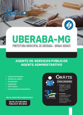 Apostila Prefeitura de Uberaba - MG  - Agente de Serviços Públicos - Agente Administrativo - Imagem 3