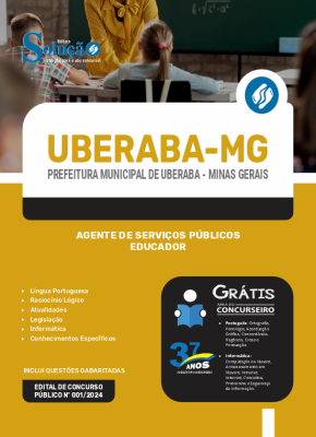 Apostila Prefeitura de Uberaba - MG  - Agente de Serviços Públicos - Educador - Imagem 3