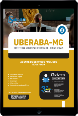 Apostila Prefeitura de Uberaba - MG em PDF  - Agente de Serviços Públicos - Educador - Imagem 1
