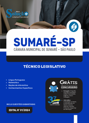 Apostila Câmara de Sumaré - SP  - Técnico Legislativo - Imagem 3