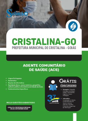 Apostila Prefeitura de Cristalina - GO  - Agente Comunitário de Saúde (ACS) - Imagem 3