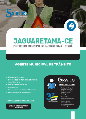 Apostila Prefeitura de Jaguaretama - CE  - Agente Municipal de Trânsito - Imagem 3