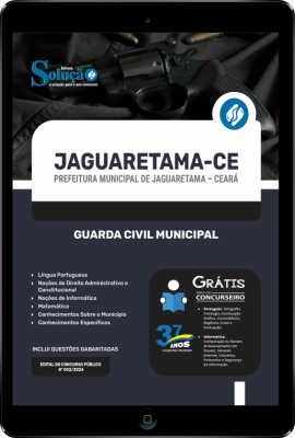 Apostila Prefeitura de Jaguaretama - CE em PDF  - Guarda Civil Municipal - Imagem 1