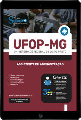 Apostila UFOP em PDF  - Assistente em Administração - Imagem 1