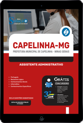 Apostila Prefeitura de Capelinha - MG em PDF  - Assistente Administrativo - Imagem 1