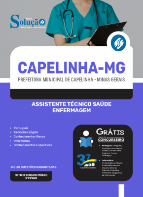Apostila Prefeitura de Capelinha - MG  - Assistente Técnico Saúde - Enfermagem - Imagem 3