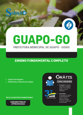 Apostila Prefeitura de Guapó - GO  - Ensino Fundamental Completo - Imagem 3
