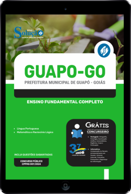 Apostila Prefeitura de Guapó - GO em PDF  - Ensino Fundamental Completo - Imagem 1