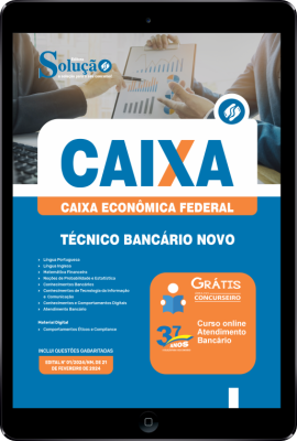 Apostila CAIXA em PDF  - Técnico Bancário Novo - Imagem 1