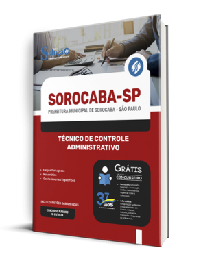 Apostila Prefeitura de Sorocaba - SP  - Técnico de Controle Administrativo - Imagem 2
