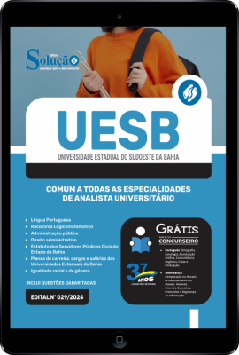 Apostila UESB em PDF  - Comum a Todas as Especialidades de Analista Universitário - Imagem 1