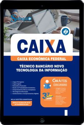 Apostila CAIXA em PDF  - Técnico Bancário Novo - Tecnologia da Informação - Imagem 1