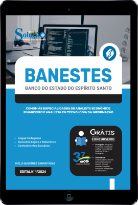 Apostila BANESTES em PDF  - Comum às Especialidades de Analista Econômico Financeiro e Analista em Tecnologia da Informação - Imagem 1