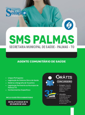 Apostila Prefeitura de Palmas - TO (SMS Palmas)  - Agente Comunitário de Saúde - Imagem 3