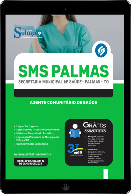 Apostila Prefeitura de Palmas - TO (SMS Palmas) em PDF  - Agente Comunitário de Saúde - Imagem 1