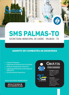 Apostila Prefeitura de Palmas - TO (SMS Palmas)  - Agente de Combates as Endemias - Imagem 3
