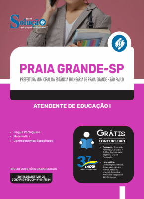 Apostila Prefeitura de Praia Grande - SP  - Atendente de Educação I - Imagem 3