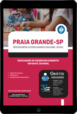 Apostila Prefeitura de Praia Grande - SP em PDF  - Educador de Desenvolvimento Infanto Juvenil - Imagem 1