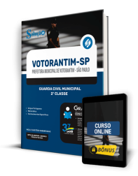 Capa Apostila Prefeitura de Votorantim - SP  - Guarda Civil Municipal 2ª Classe